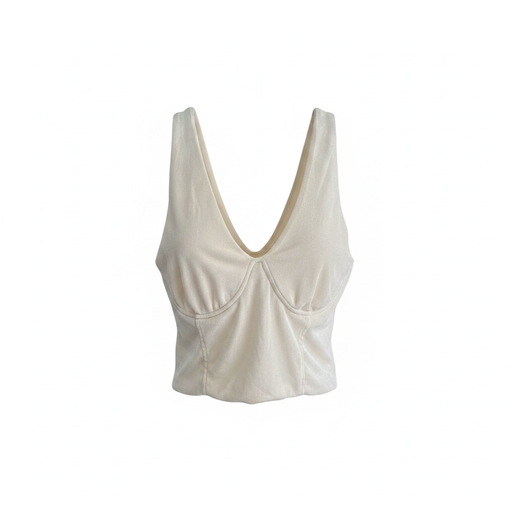 Ivory Sculpt Top