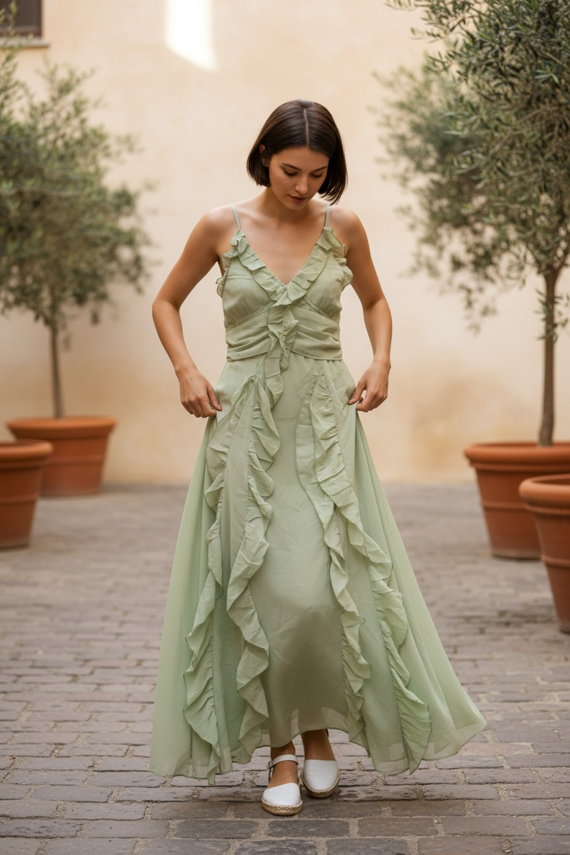 Sage Garden Dress